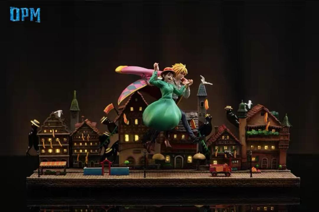 ハウルの動く城 ソフィー&ハウル 空を歩くシーン GK フィギュア 限定品