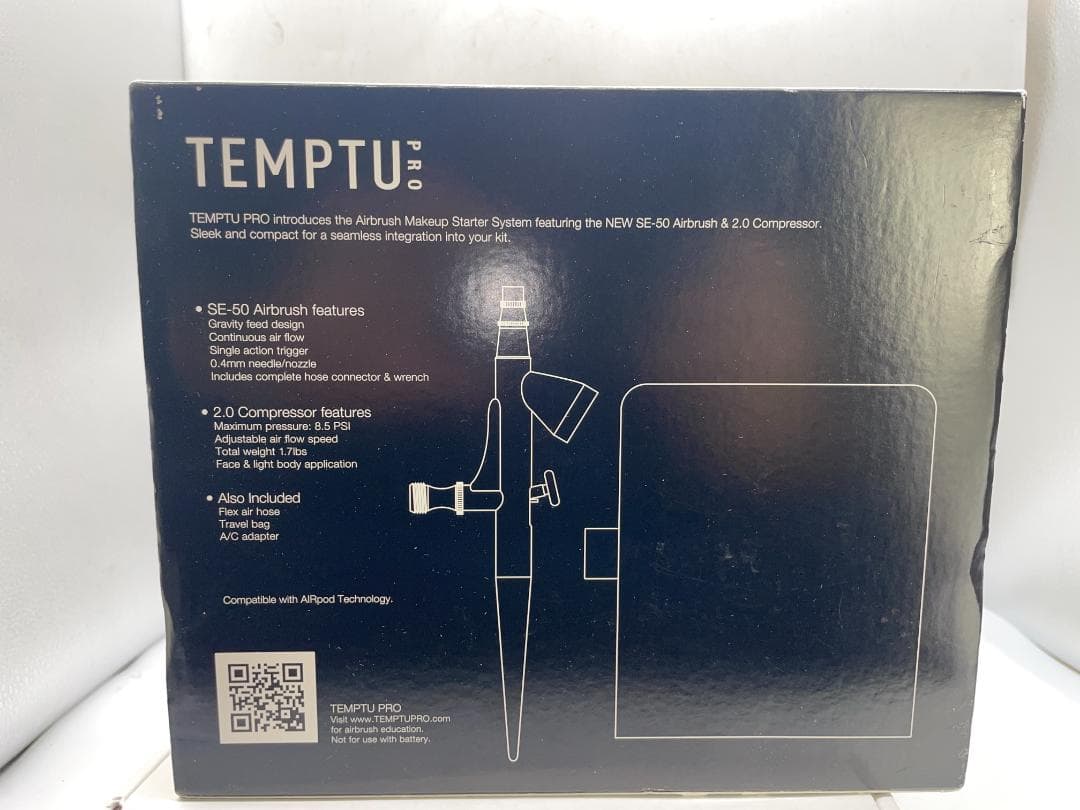 TEMPTU 2.0 コンプレッサーセット・エアブラシシステムセット　新品未使用