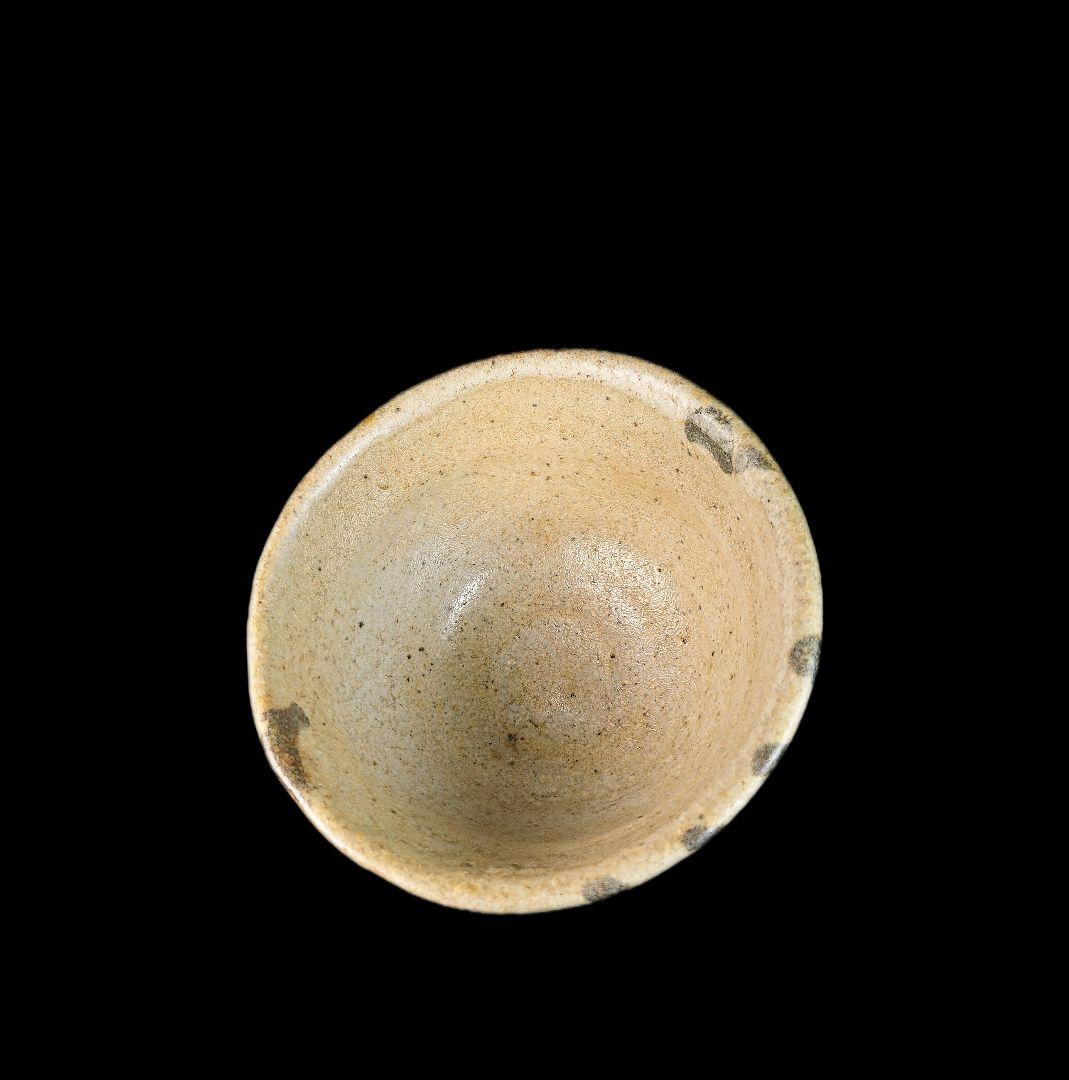 □唐津焼 丸田宗彦 絵唐津ぐい呑 共箱、共布、栞全揃い #ぐい呑み #丸田