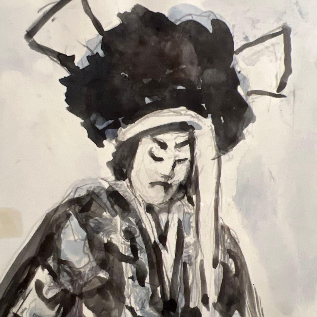 森田茂　水彩、墨