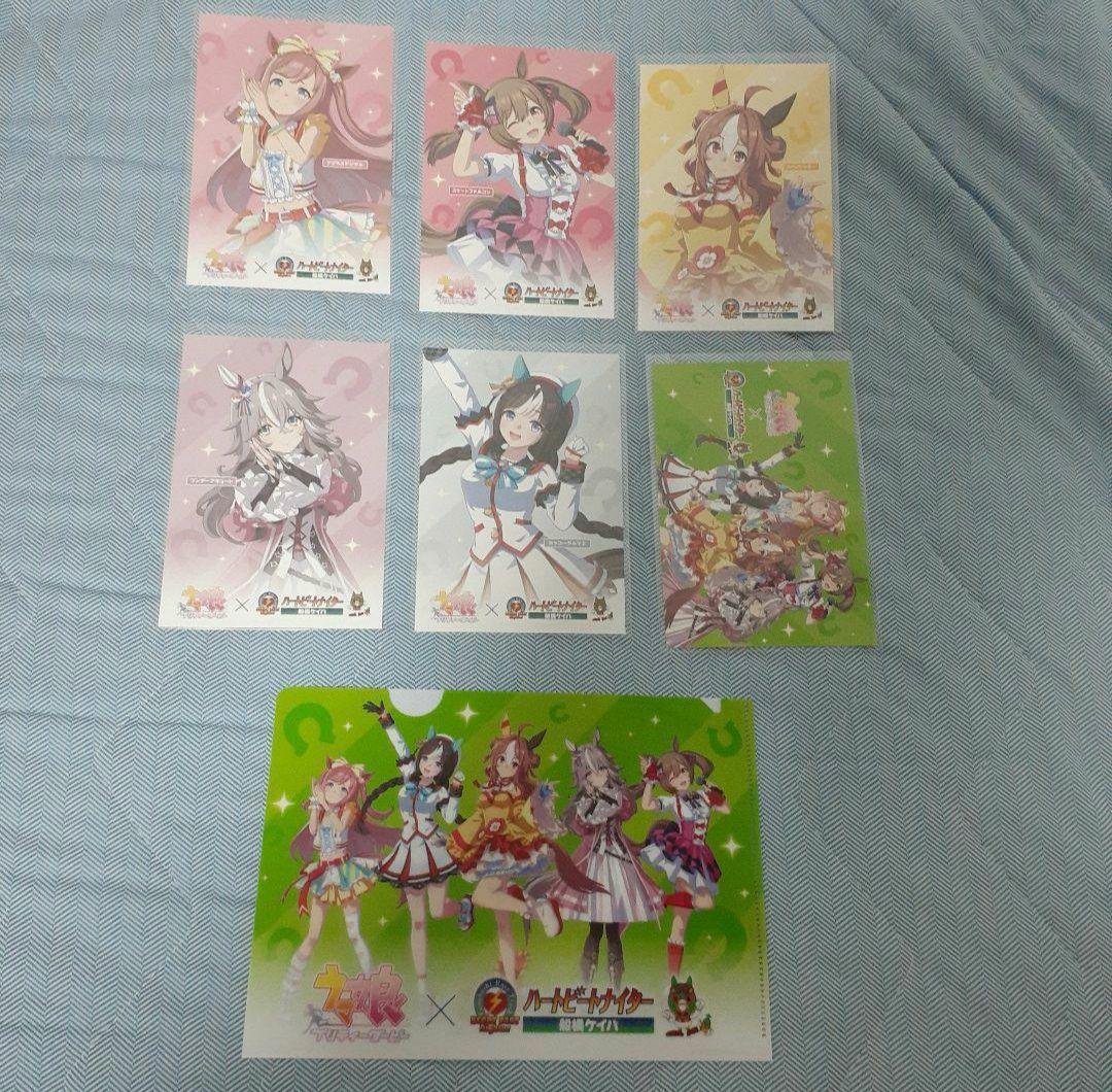 ウマ娘プリティーダービー 船橋競馬場 特典 ポストカード6種類 クリア