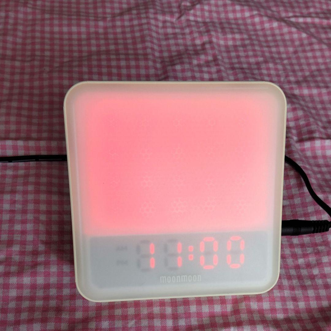 トトノエライト 光時計 中古 moonmoon トトノエライト 目覚まし時計 GQ
