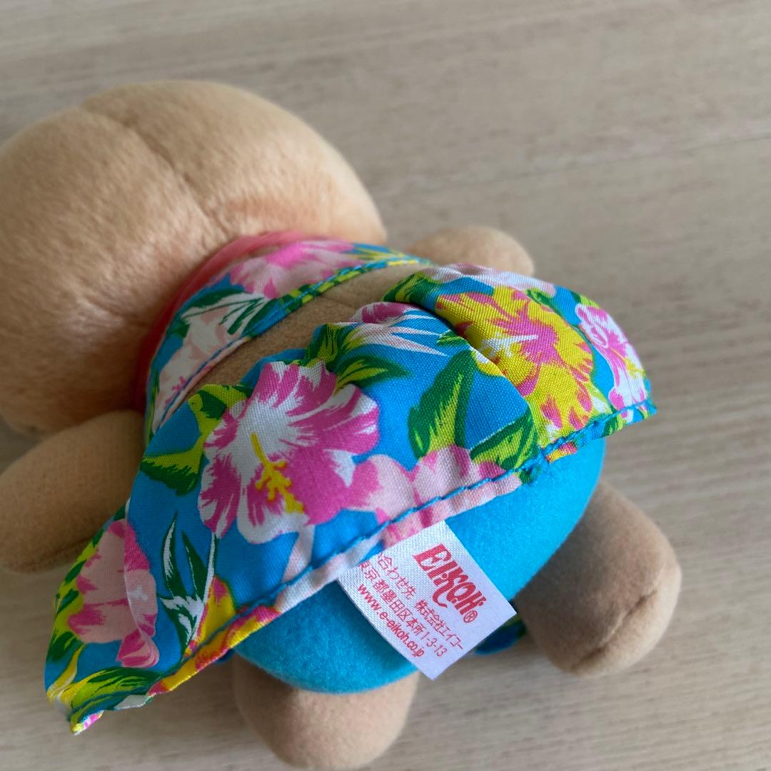 サンリオ　日焼けキティ ぬいぐるみ　非売品　レア　平成　ハイビスカス