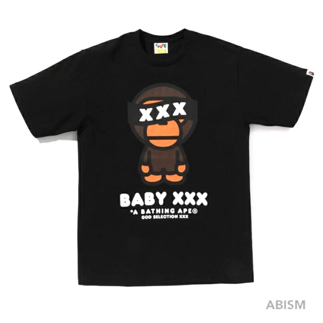 トップス APE xxx BABY MILO god selection BAPE-x-God-Selection-XXX-Baby-