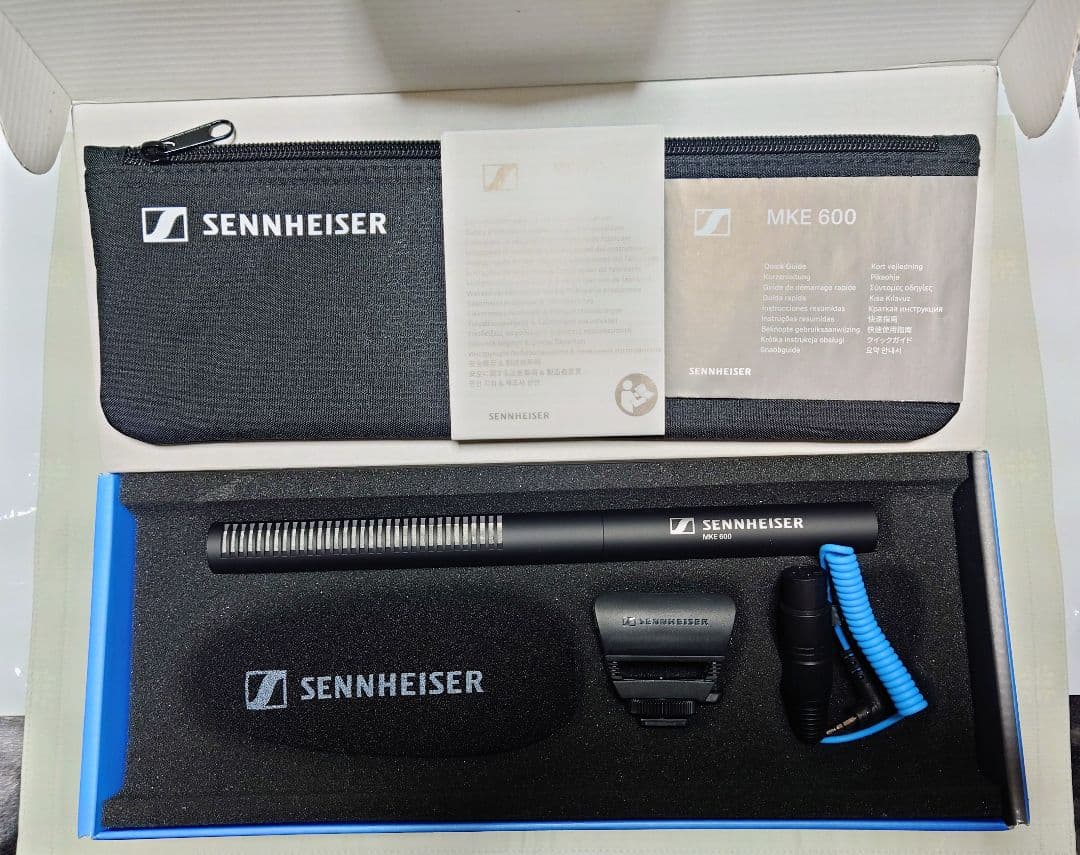 未使用 SENNHEISER MKE600 ショットガンマイクロフォン