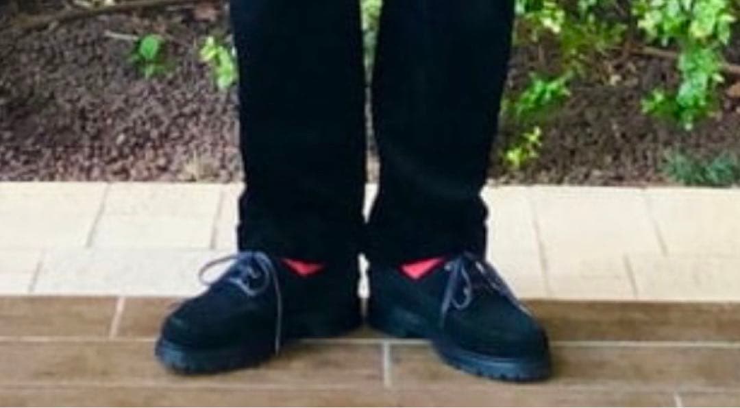 JALAN SRIWIJAYA デッキシューズ　黒スエード