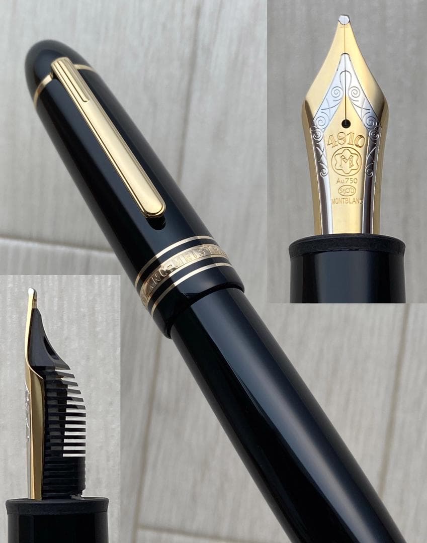 現行品　未使用に近い モンブラン 149 18K 太字 Au750 万年筆