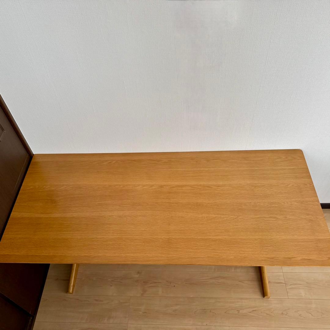 北*読様 無印良品 リビングでもダイニングでもつかえるテーブル　オーク