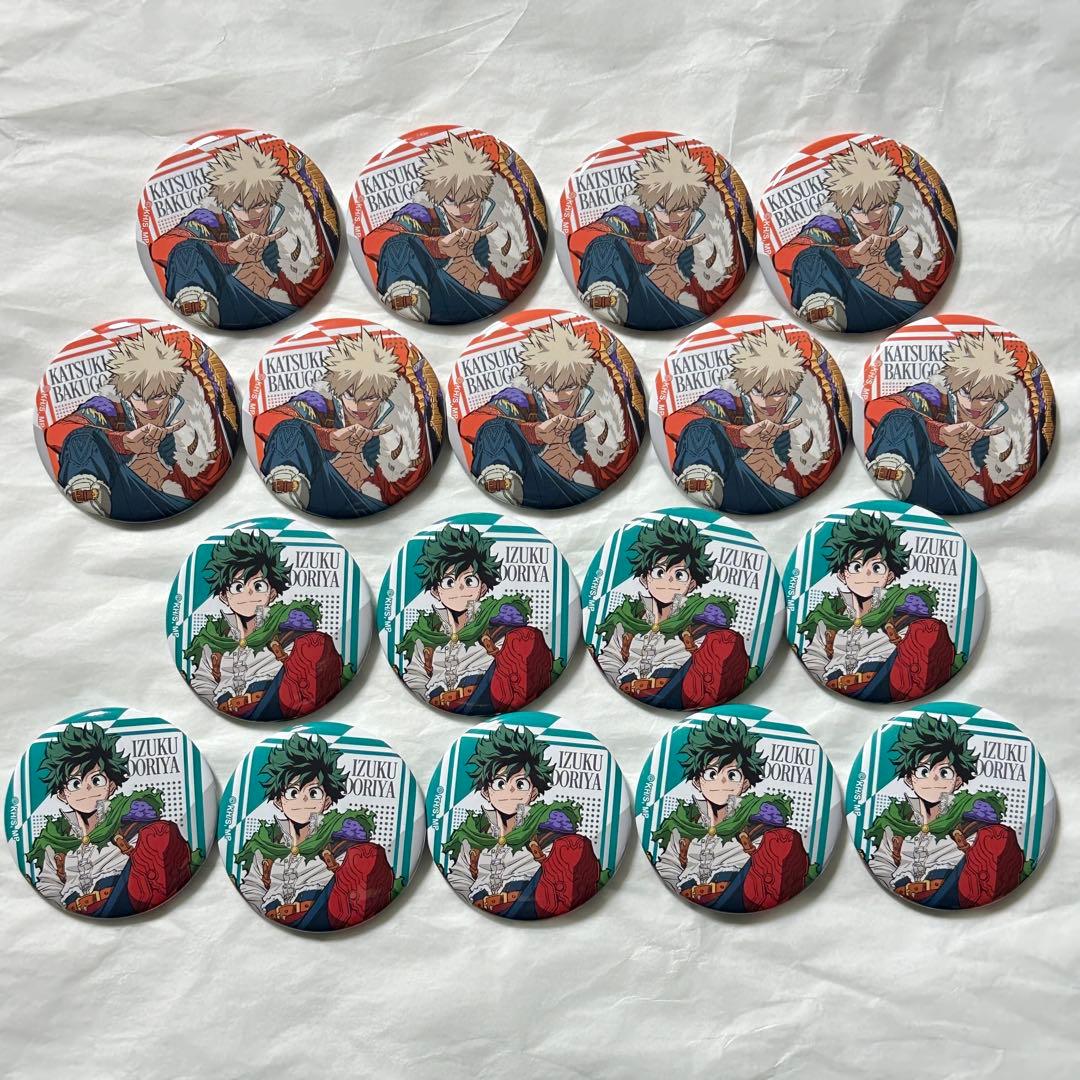 ヒロアカ 爆豪勝己 緑谷出久 缶バッジ 十傑 JF2025 僕のヒーロー