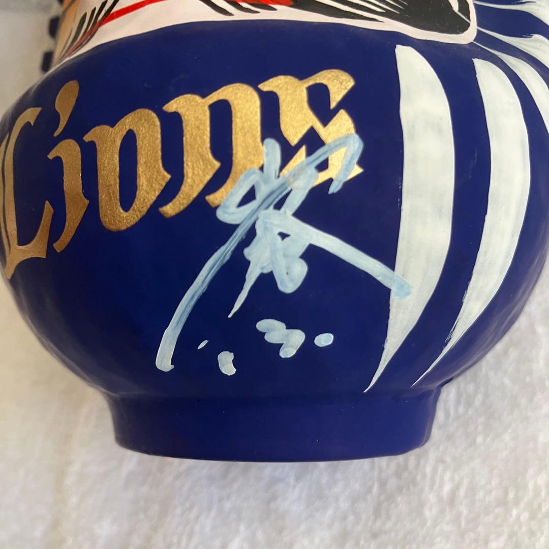 埼玉西武ライオンズ 高橋光成 直筆サイン入り 高崎だるま - メルカリ