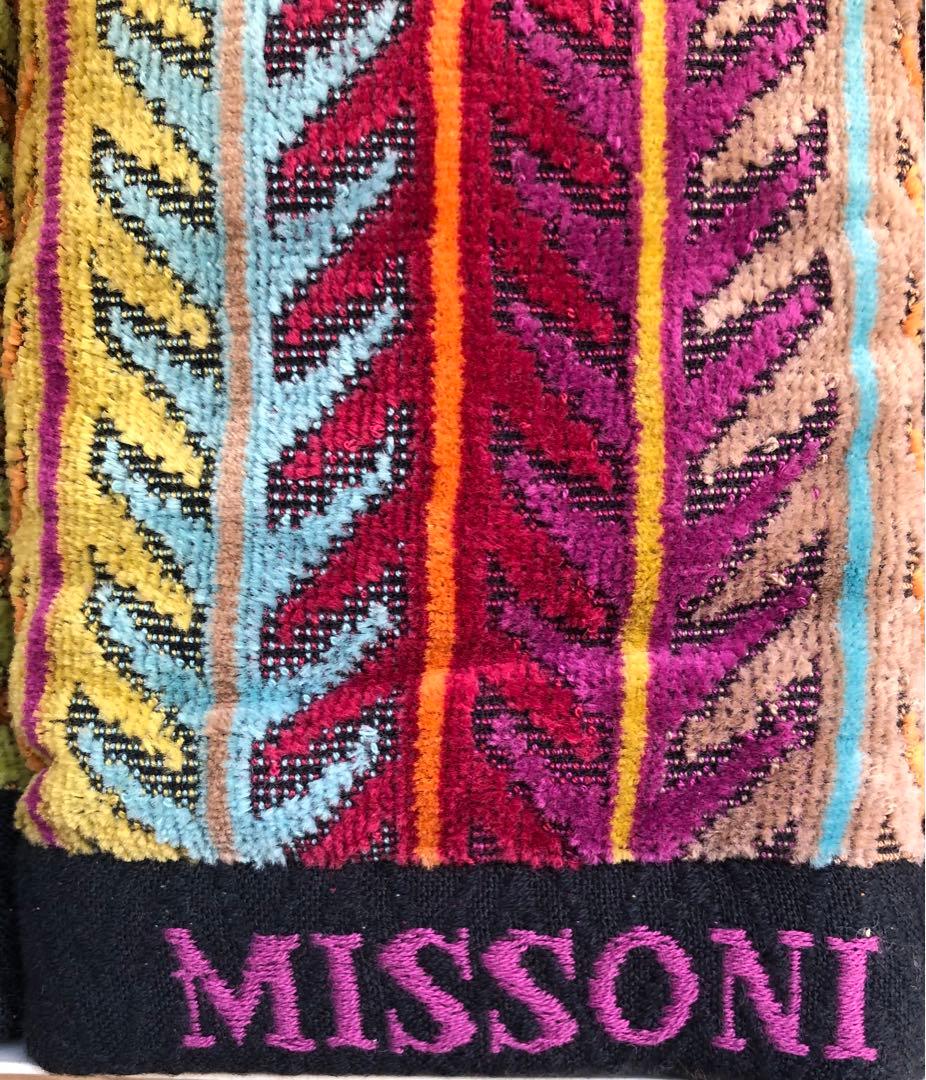 新品未使用】MISSONI ミッソニー フェイスタオル2色・3枚セット