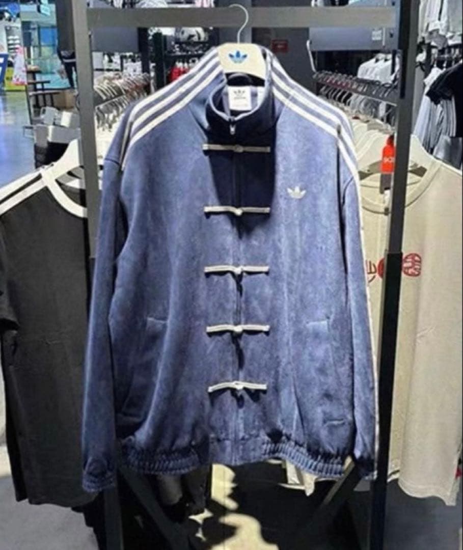 L海外限定　adidas originals スエード トラックジャケット