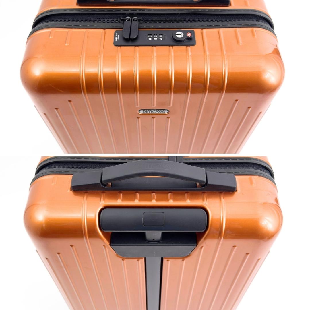 美品 リモワ サルサエアー 33L 機内持ち込み 4輪 TSAロック オレンジ
