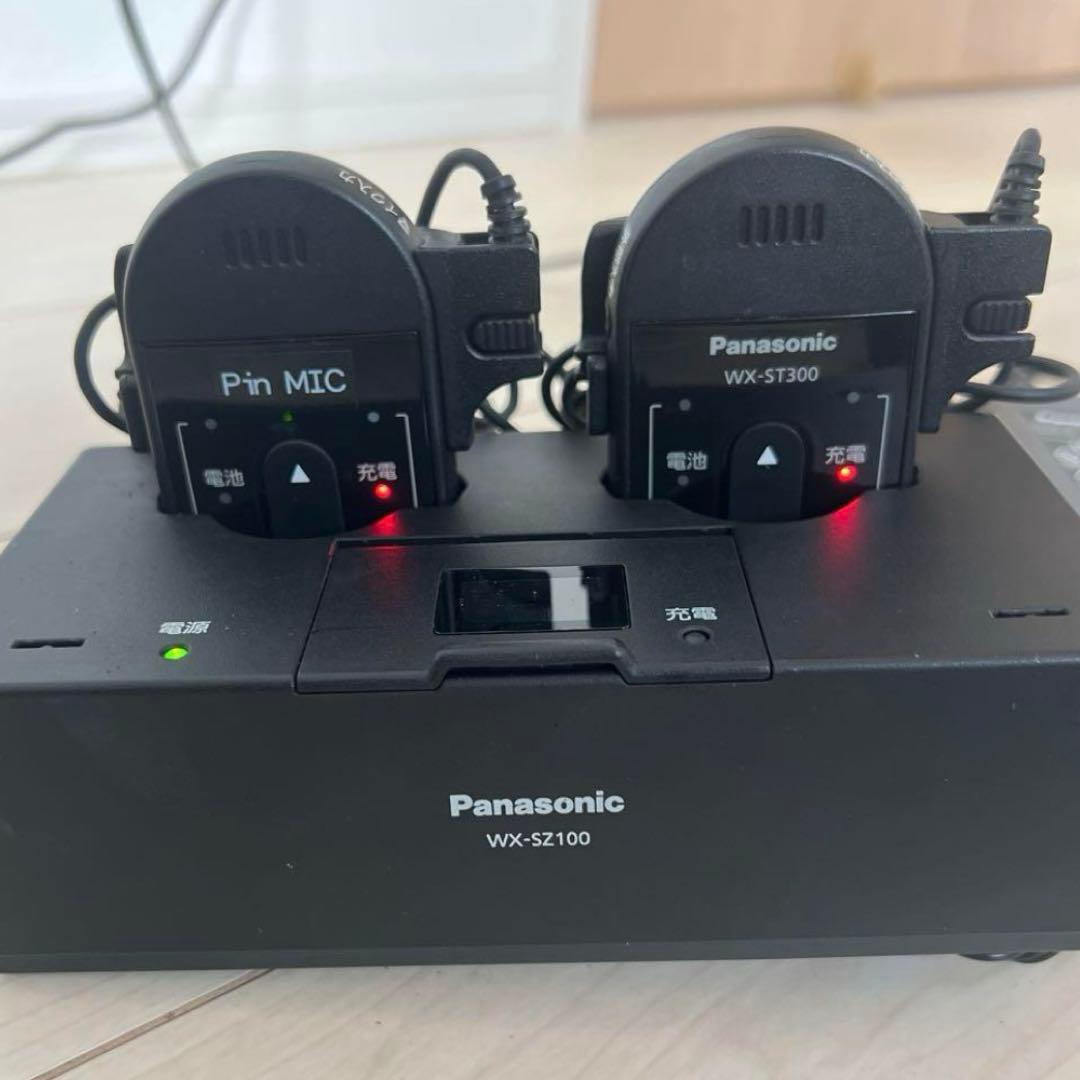 【超特価品】Panasonic ワイヤレスマイク WX-ST100/300