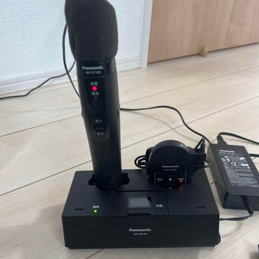 【超特価品】Panasonic ワイヤレスマイク WX-ST100/300