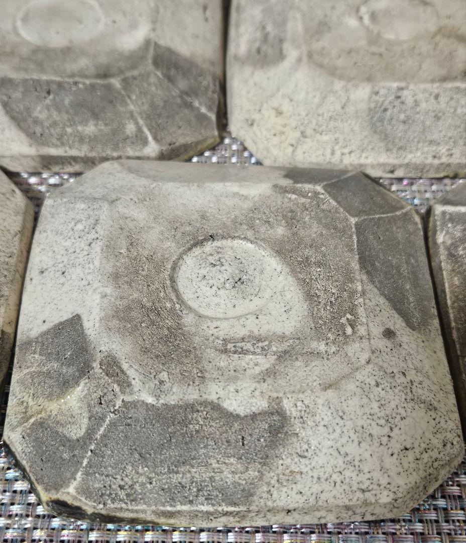 【本物保証❗】江戸時代　古織部　四方皿 手塩皿　菓子皿　5客揃い　茶道具　伝世箱