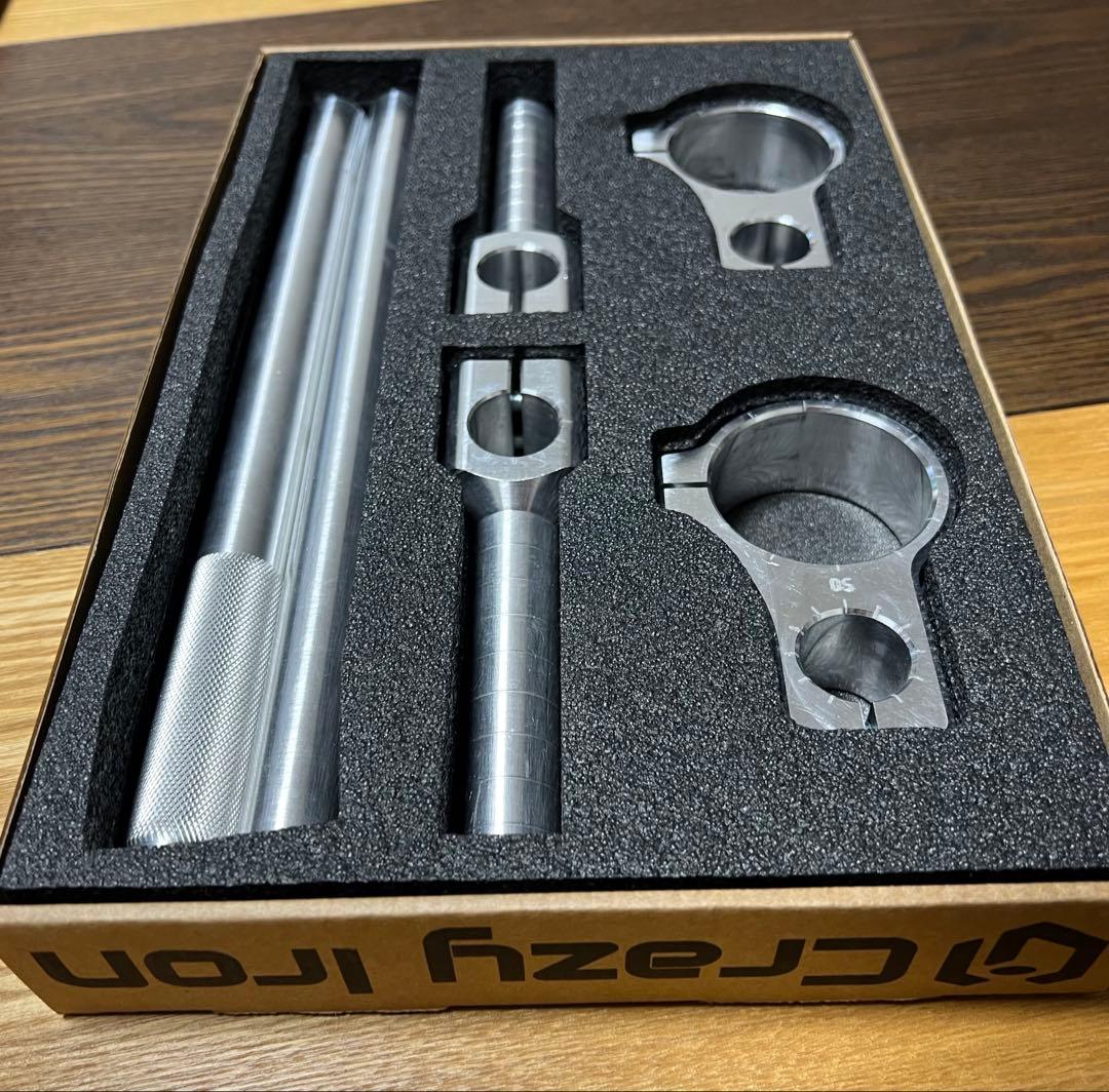 Crazy Iron ZX6R 19-23 アップハンドル ZX6RにAXXLオリジナルアップ