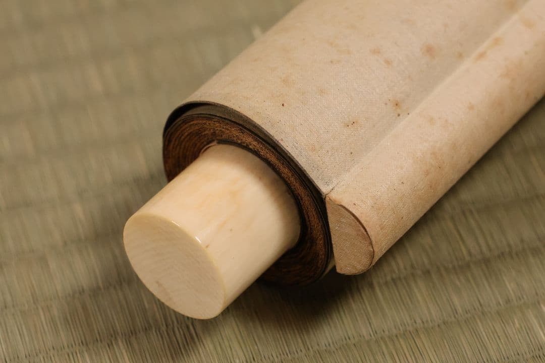 【模写】日本画 台賜如春斎典寿(勝部如春斎) 仙人唐子図 絹本 掛軸 MA834