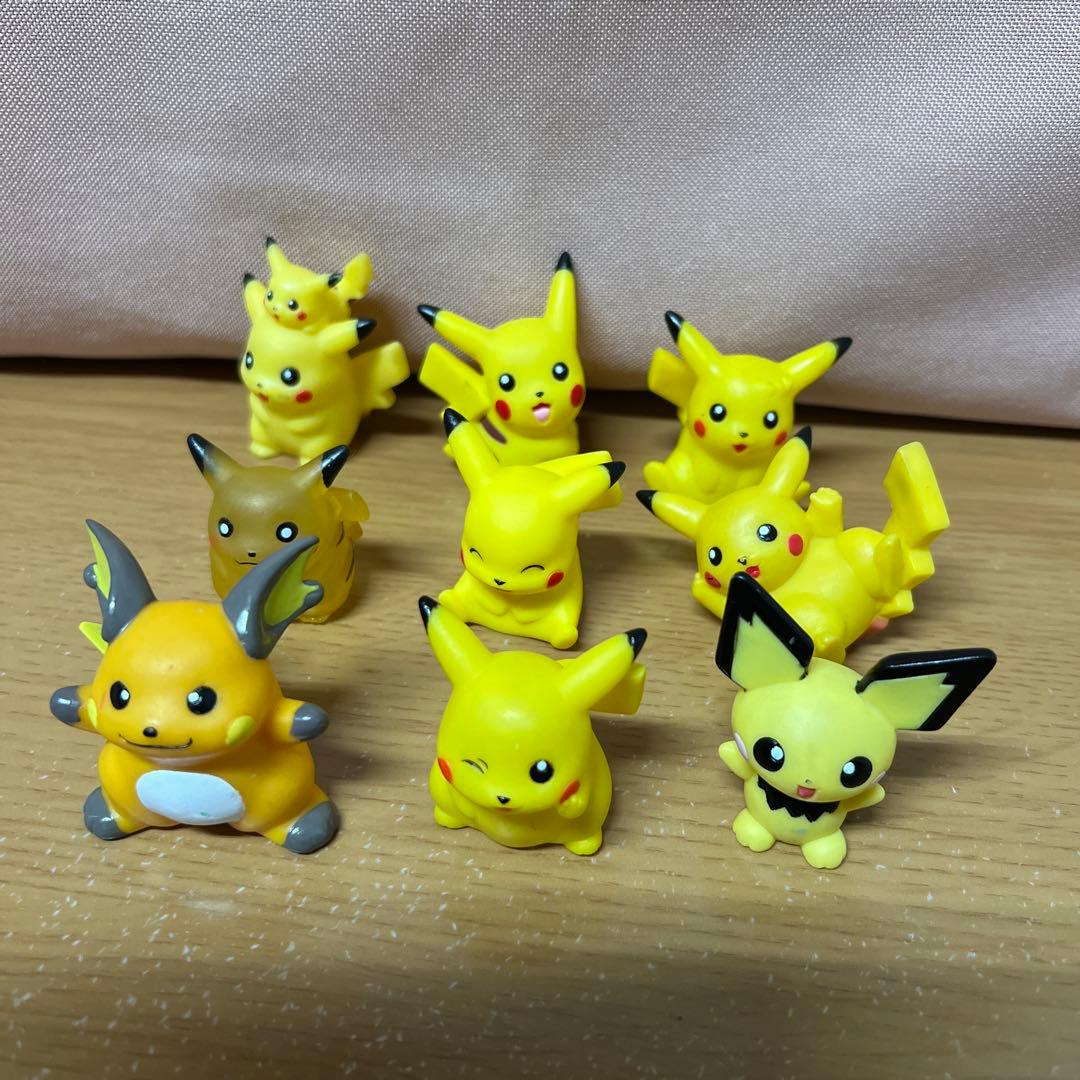 ポケモンキッズ【指人形・ソフビ】ピカチュウ 9点セット - メルカリ
