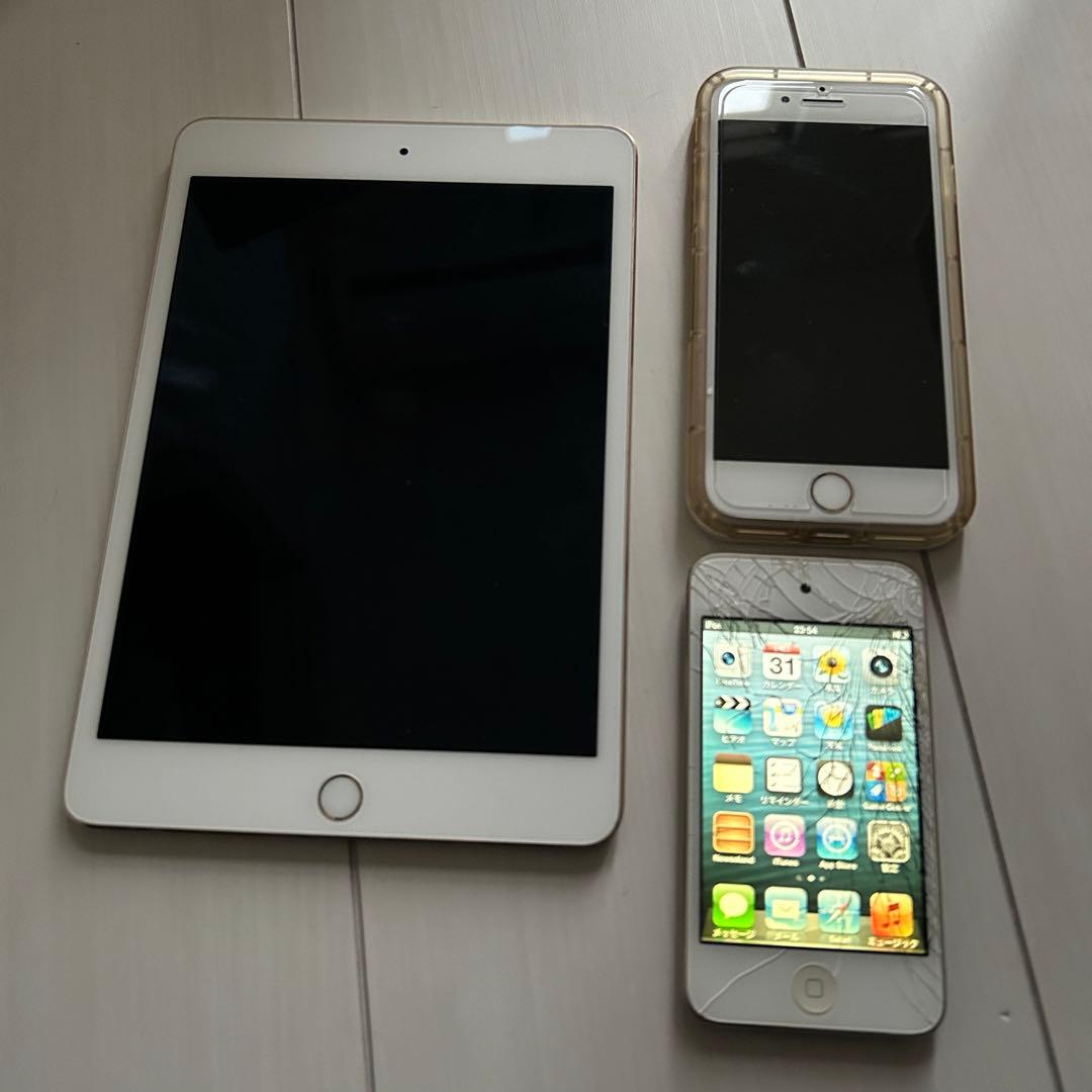 ジャンク3点セット Apple iPad iphone ipod - メルカリ