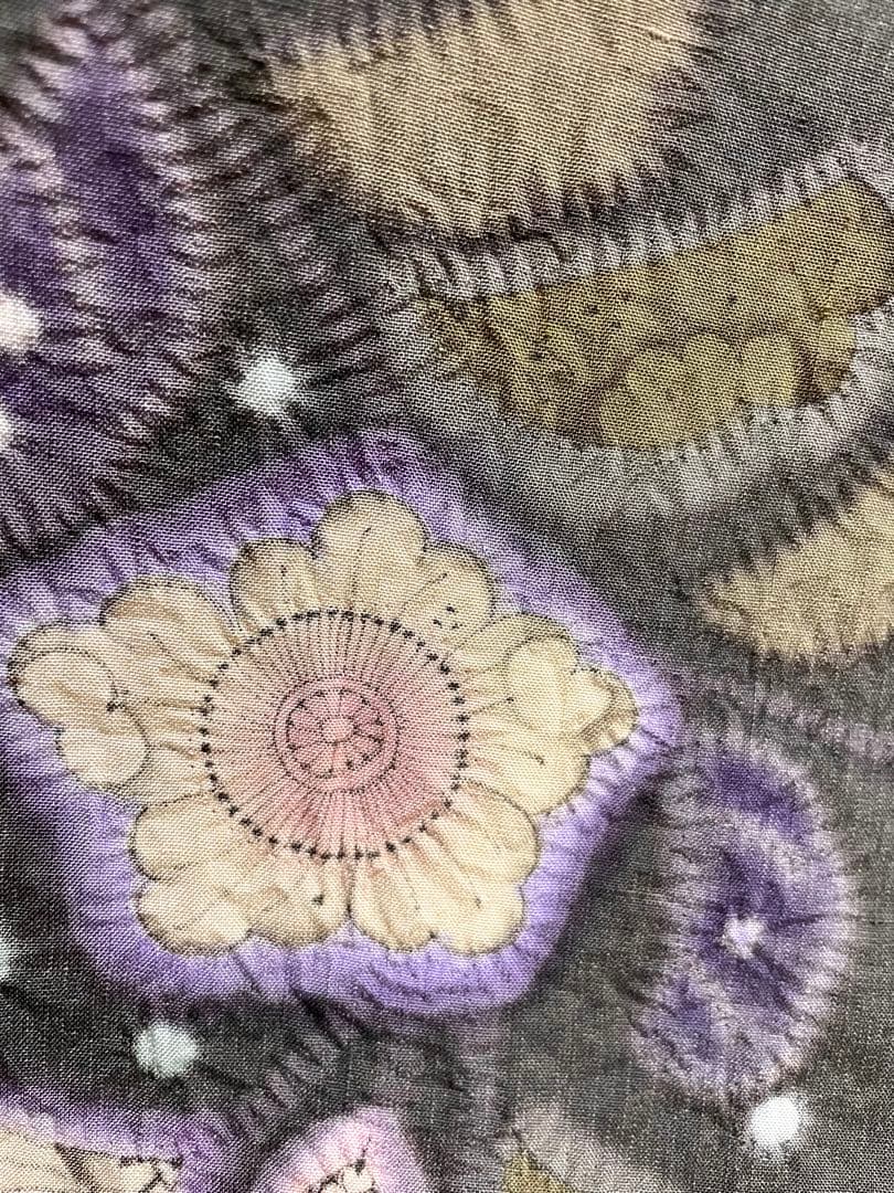 久保田一竹 大変珍しい真綿紬地 幻の辻が花 紋なし - メルカリ 久保田一