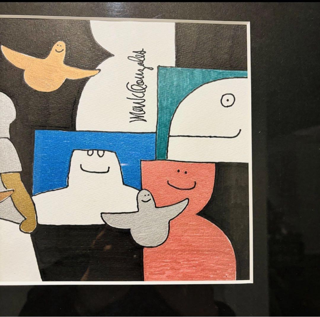 個展作品 mark gonzales gonz マークゴンザレス 直筆原画 個展作品