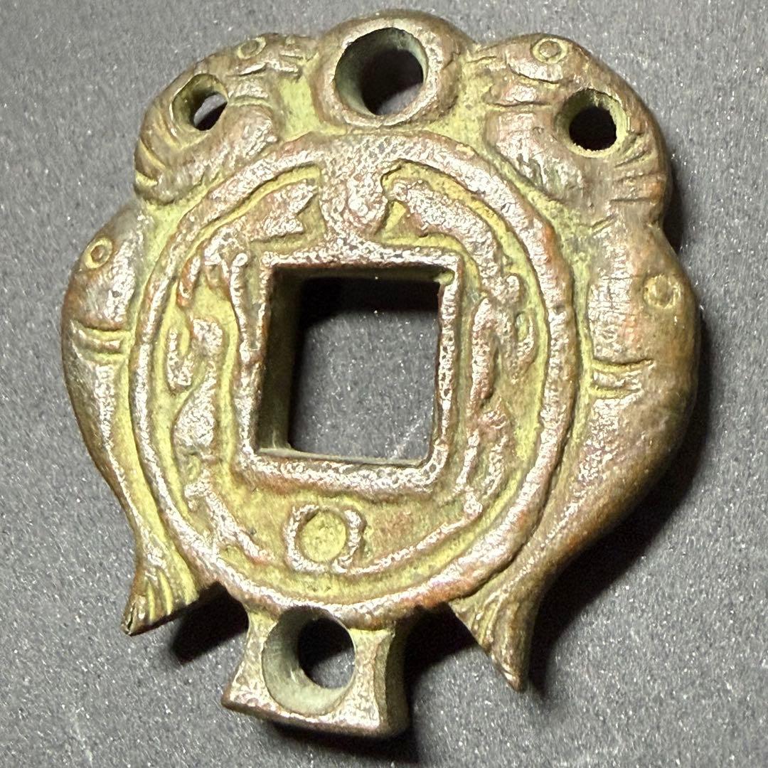 絵銭 双魚 朝鮮別銭 中国花銭 開運 縁起物 古銭 アンティーク コレクション 絵銭 双魚 朝鮮別銭 中国花銭 開運 縁起物 古銭 アンティーク