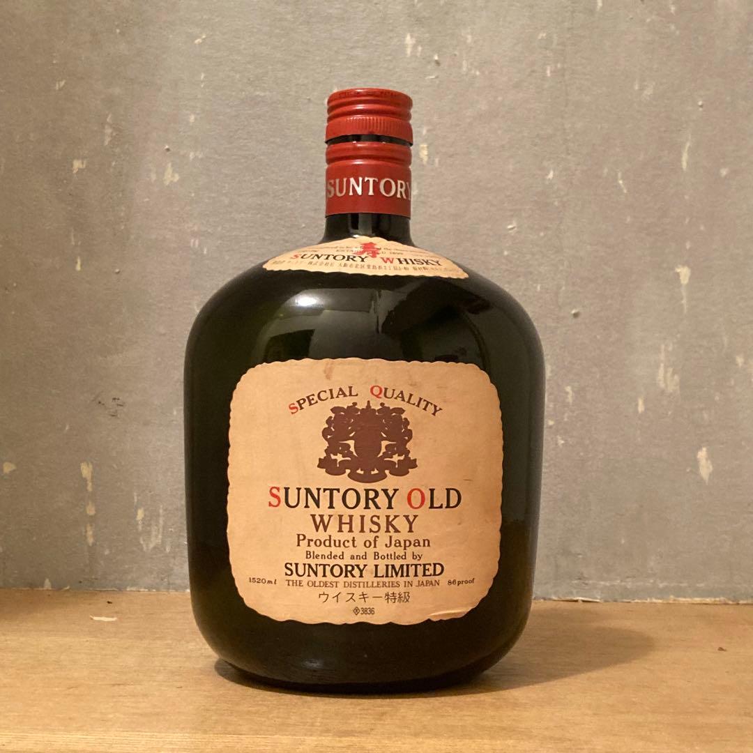 サントリーオールドウイスキー 特急 だるま 空き瓶 1520ml - メルカリ