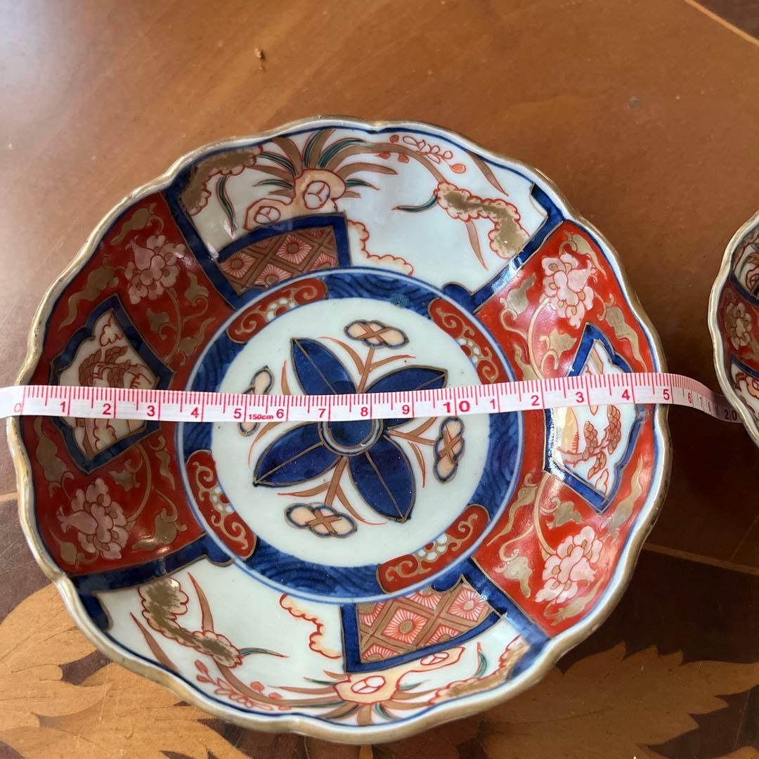 ☆貴重☆古伊万里☆富貴長春☆3枚セット☆ 有田焼 古伊万里