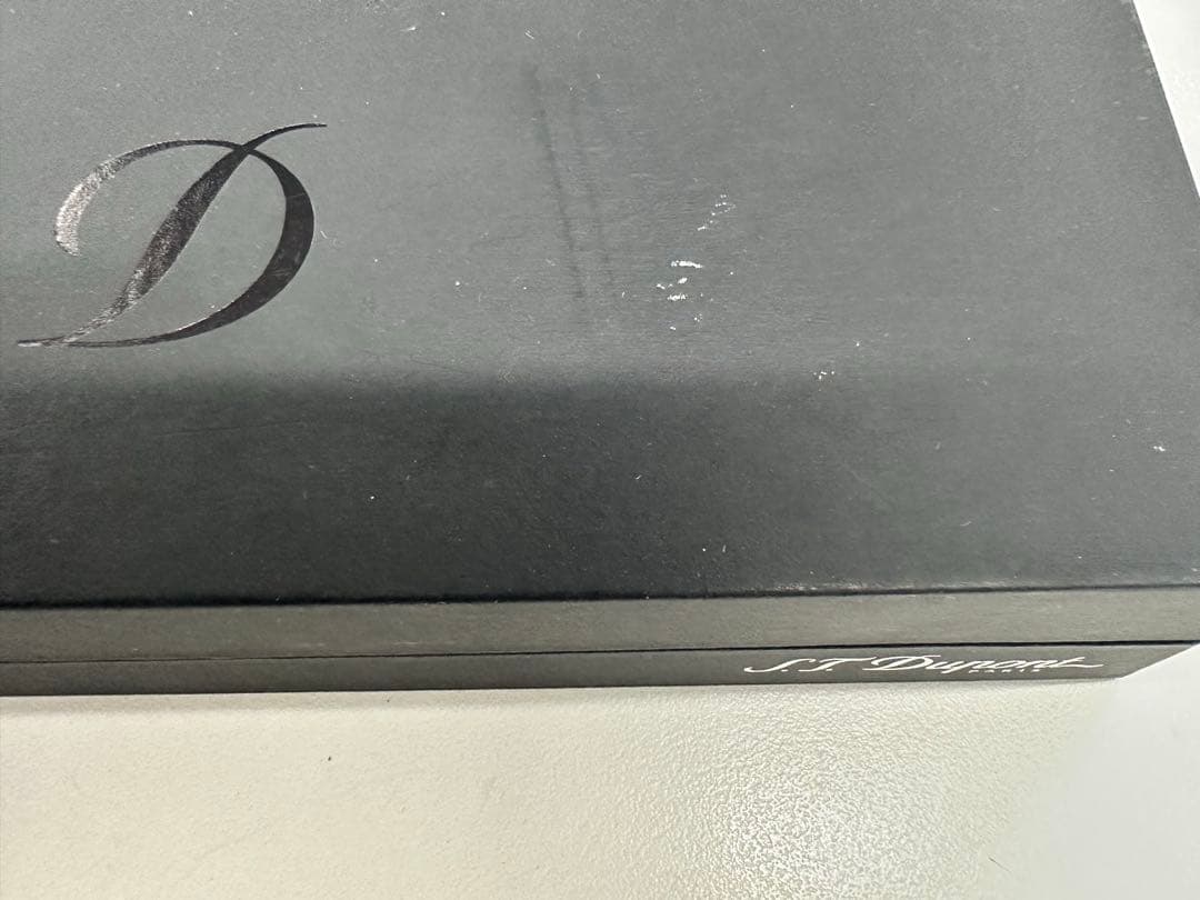 正規店購入 S.T. Dupont ボールペン ブラック/シルバー 定価7万円
