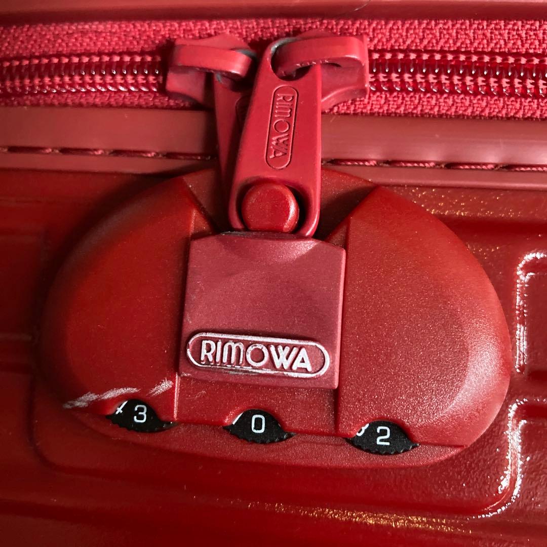値下げ不可】保証書付き RIMOWA SALSA スーツケース レッド 35