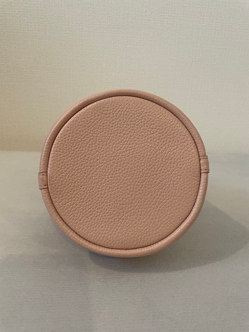 MARC JACOBS ザレザーバケットバッグ ミニ ローズ