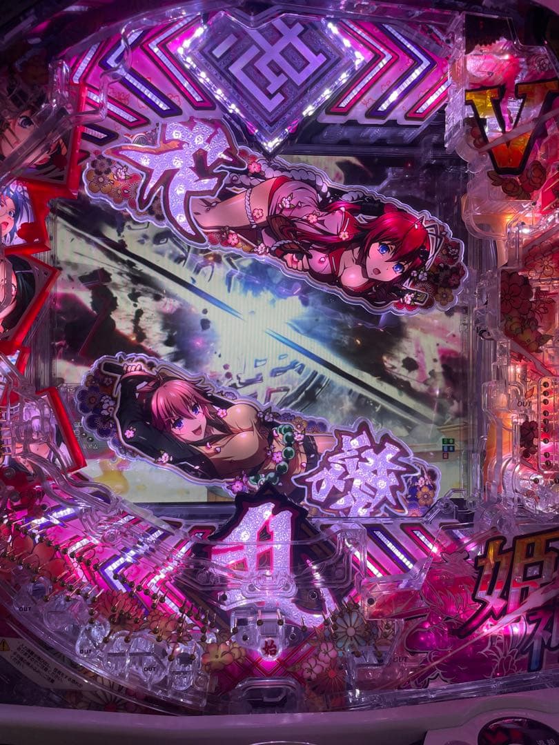 パチンコセル P百花繚乱FM-JF ミドル 中古 無加工 ディ・ライト