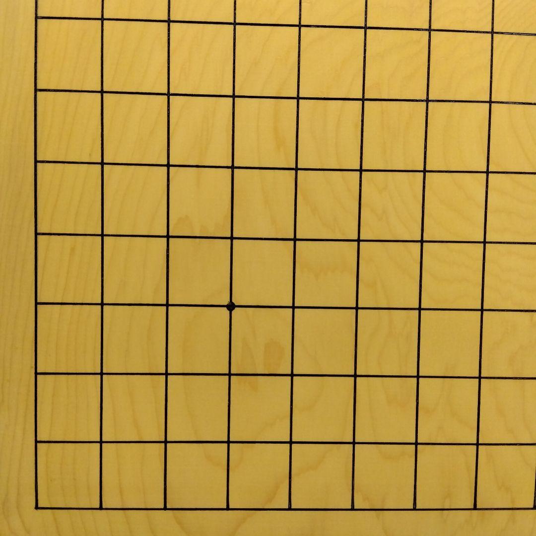 【国産　本榧　４寸碁盤　木裏】