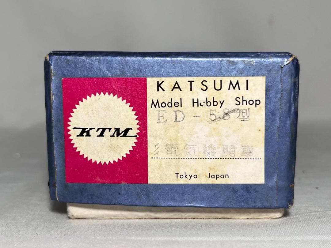 1960年代 KTM カツミ HOゲージ ED5861 電気機関車 金属製車両
