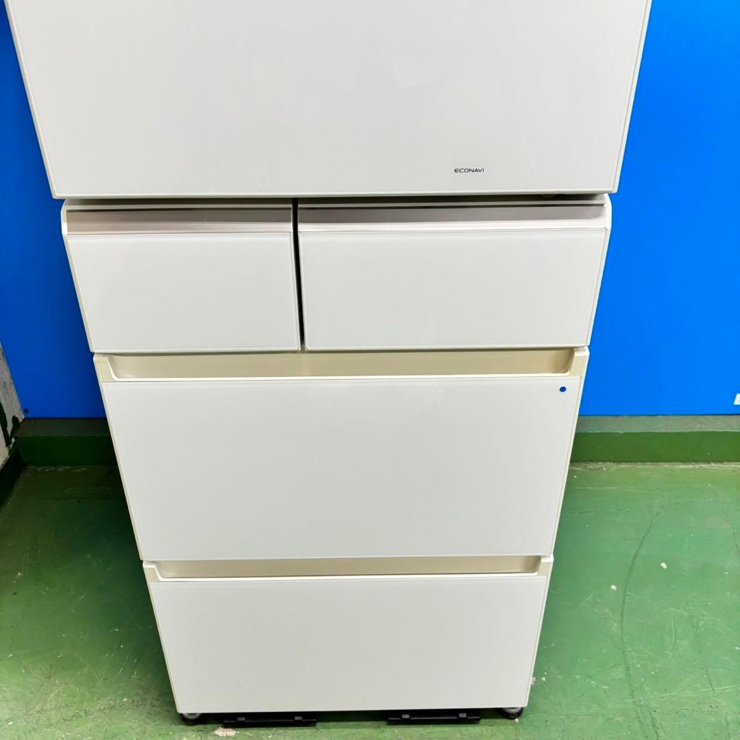 538 冷蔵庫　大型　400L強　右開き　自動製氷機付　美品　今だけ半年保証付き