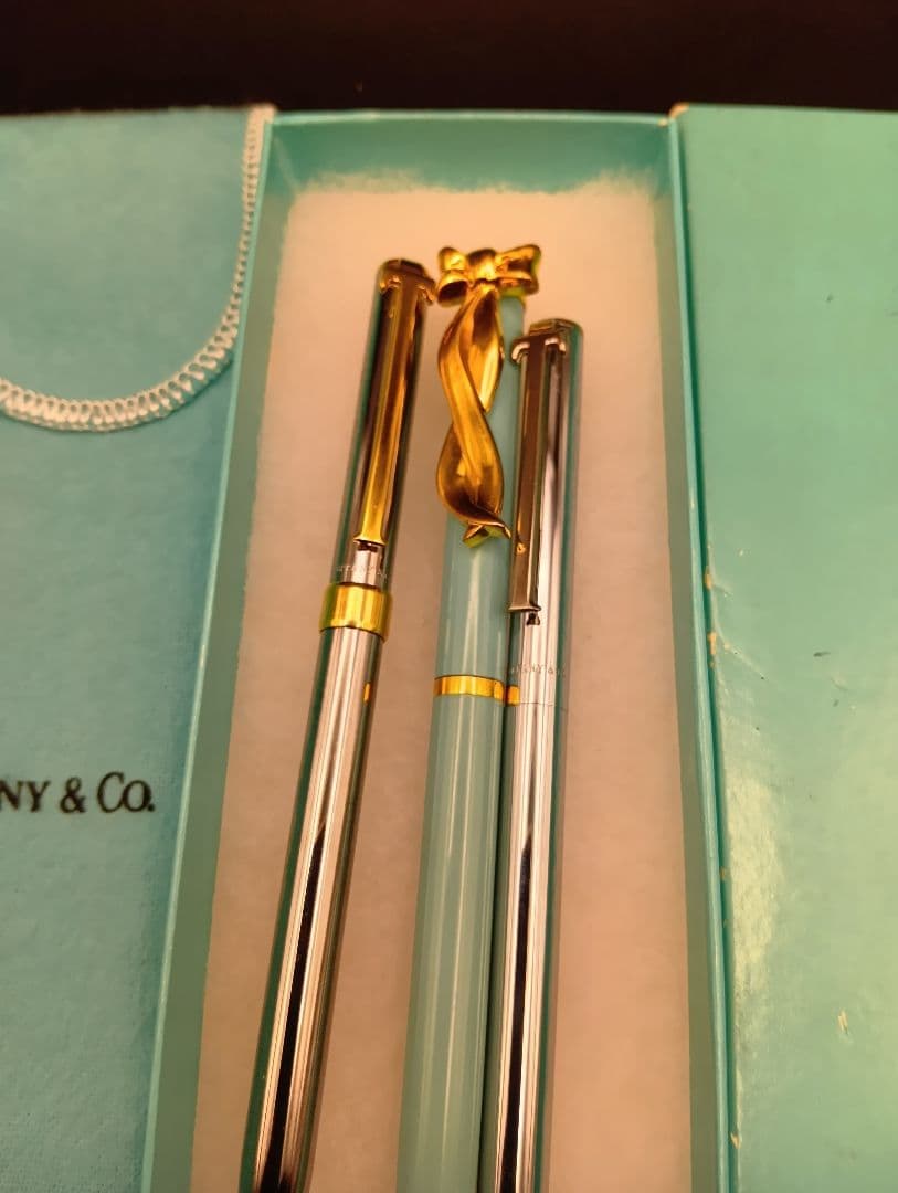 Tiffany & Co. ボールペン3本セット 筆記未確認