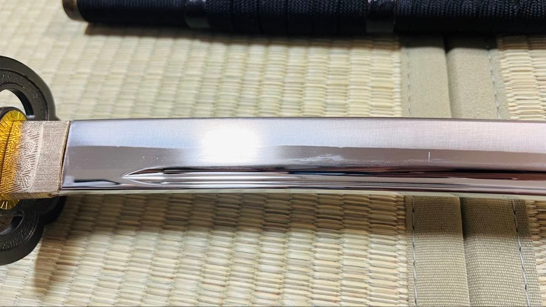 模造刀 大刀 武田二十四将 山本勘助佩刀 太刀 拵え 251012-3