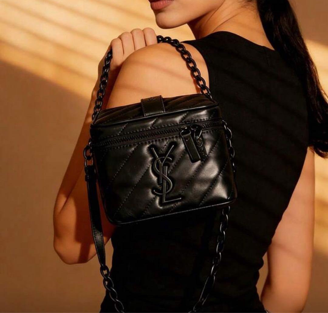 イヴサンローラン バニティポーチ ショルダーバッグ YSL メイクポーチ