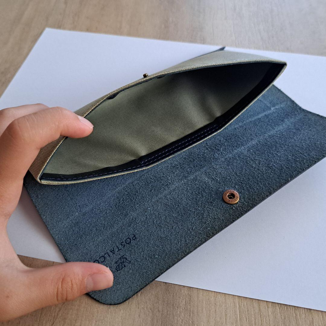 ポスタルコ スナップペンケース ネイビーブルー ポスタルコスナップ