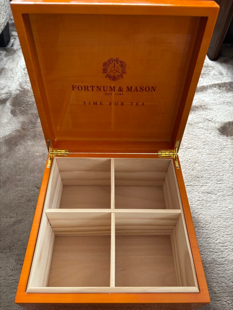 フォートナム&メイソン fortnum&mason 木箱 箱 空き箱 茶箱 紅茶