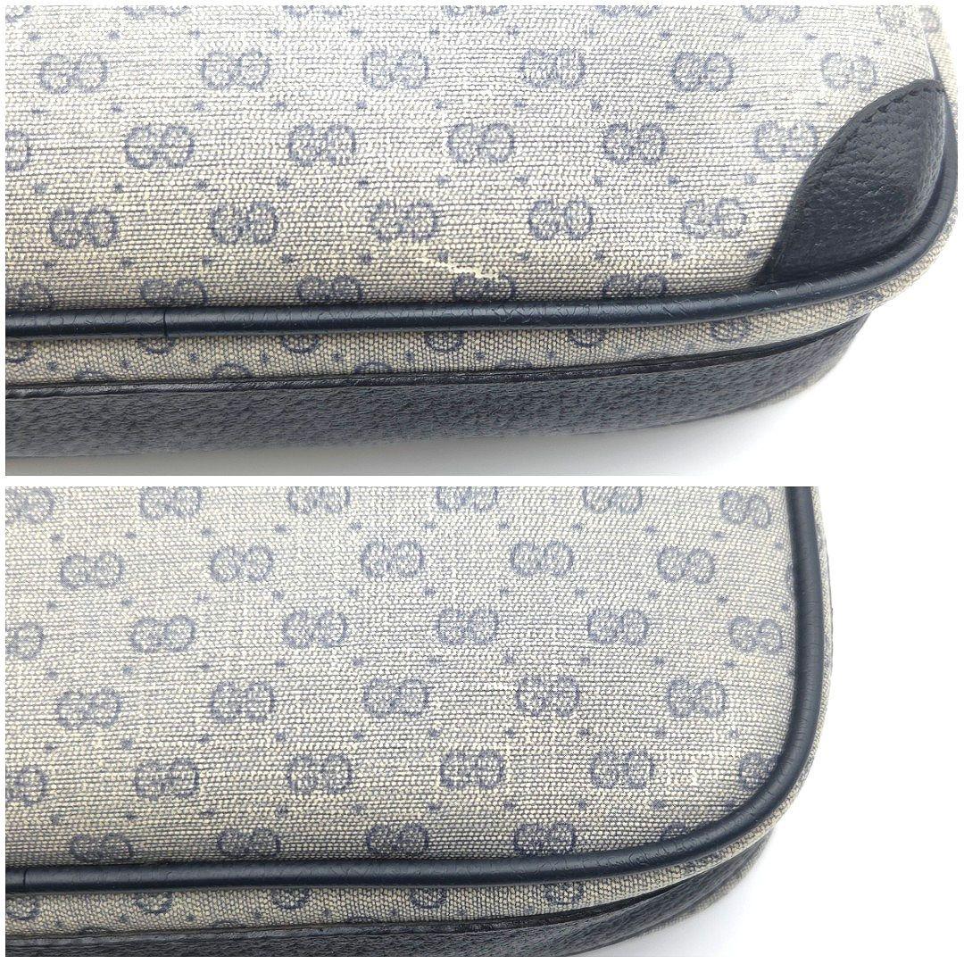 あおい　良品✨オールドグッチ ショルダーバッグ マイクロGG PVC