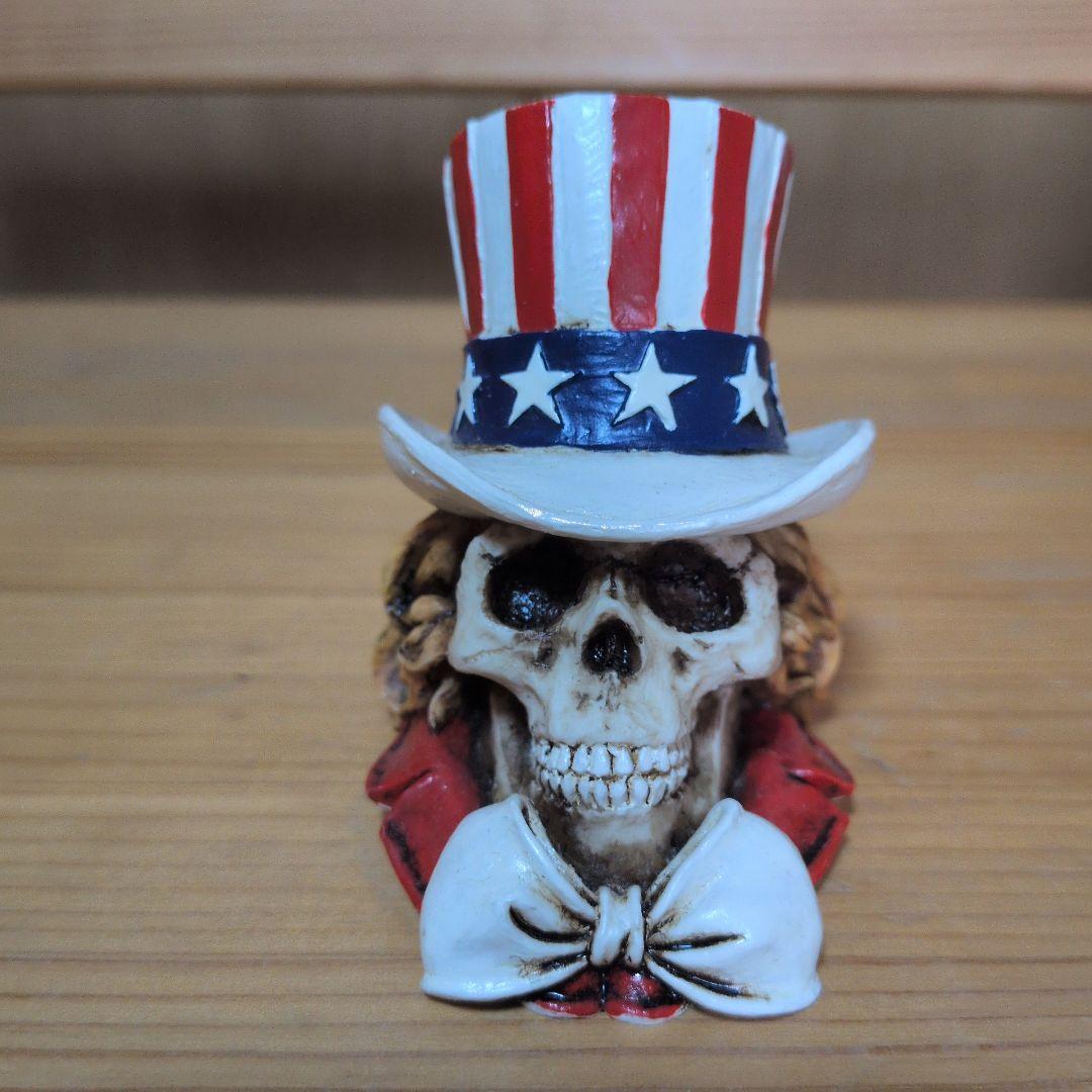 SKULL DADDY W.U.I スカルフィギュア お香立て 骸骨