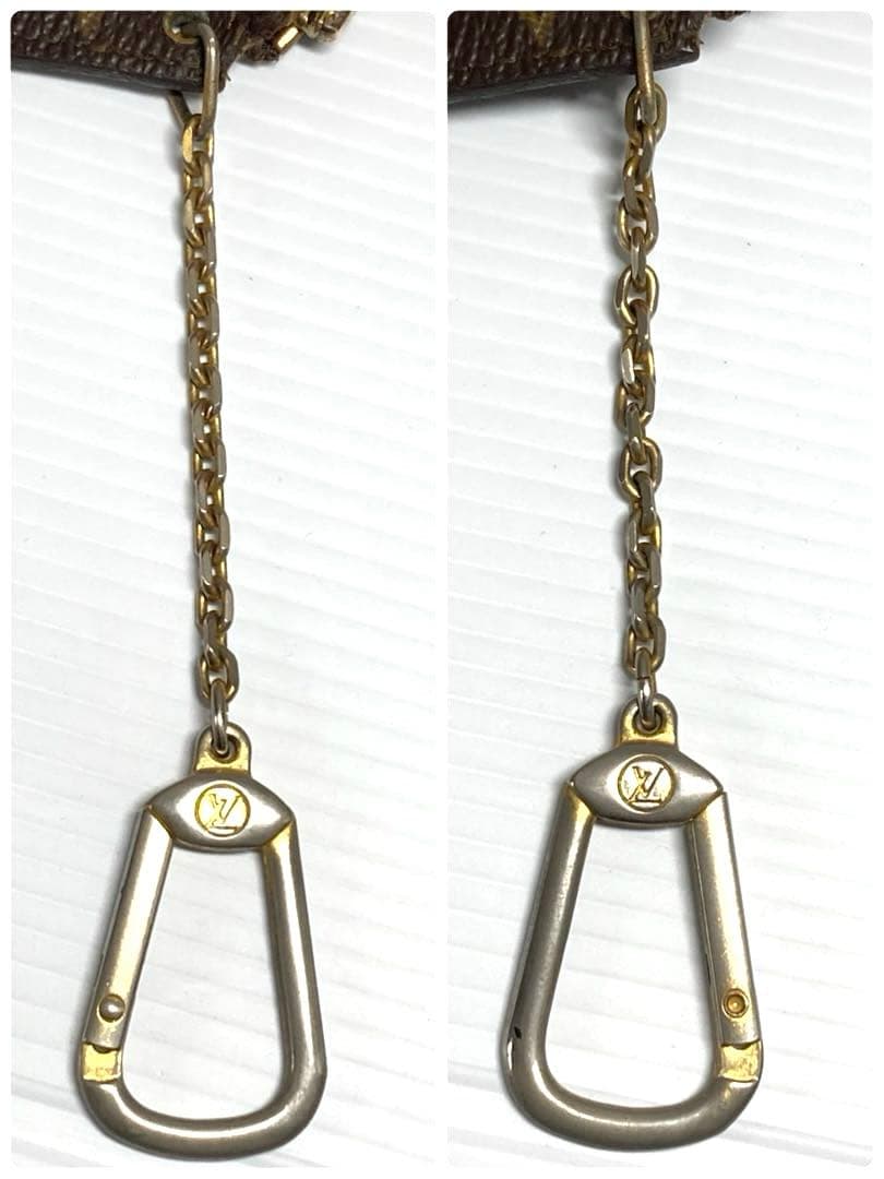 美品　ルイヴィトン　モノグラム　エテュイ　クレピア　ケース　チャーム