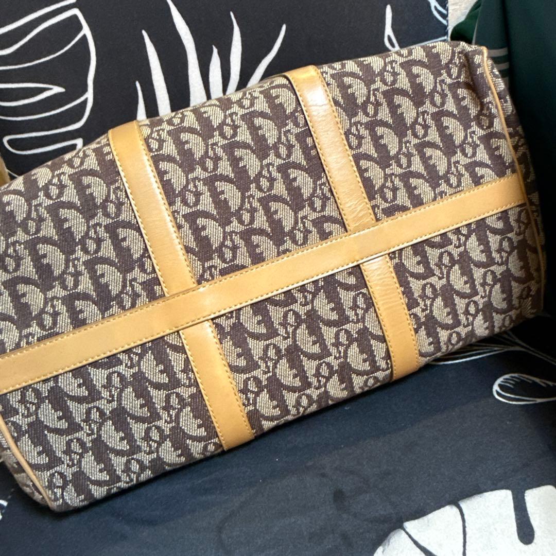 Dior ブラウンキャンバスハンドバッグ 中型