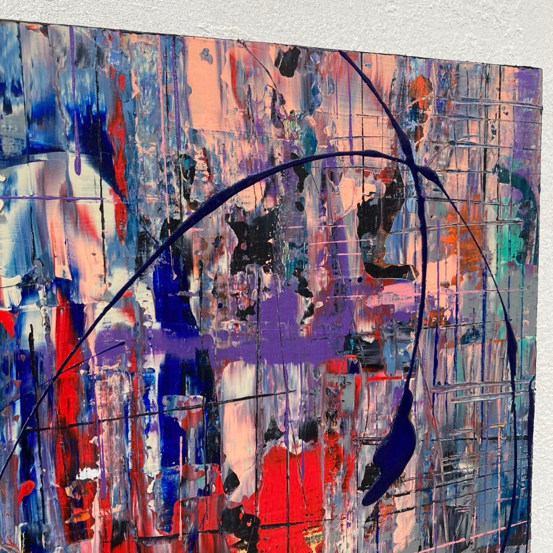 モダン インテリア アートパネル 絵画 抽象画 クール 現代アート 原画