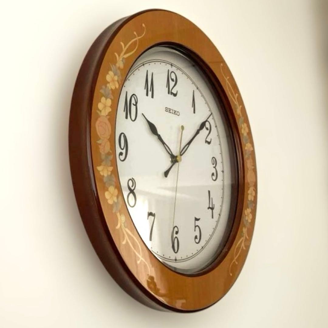⭐︎美品⭐︎ SEIKO 電波掛時計 象嵌ウォールクロック