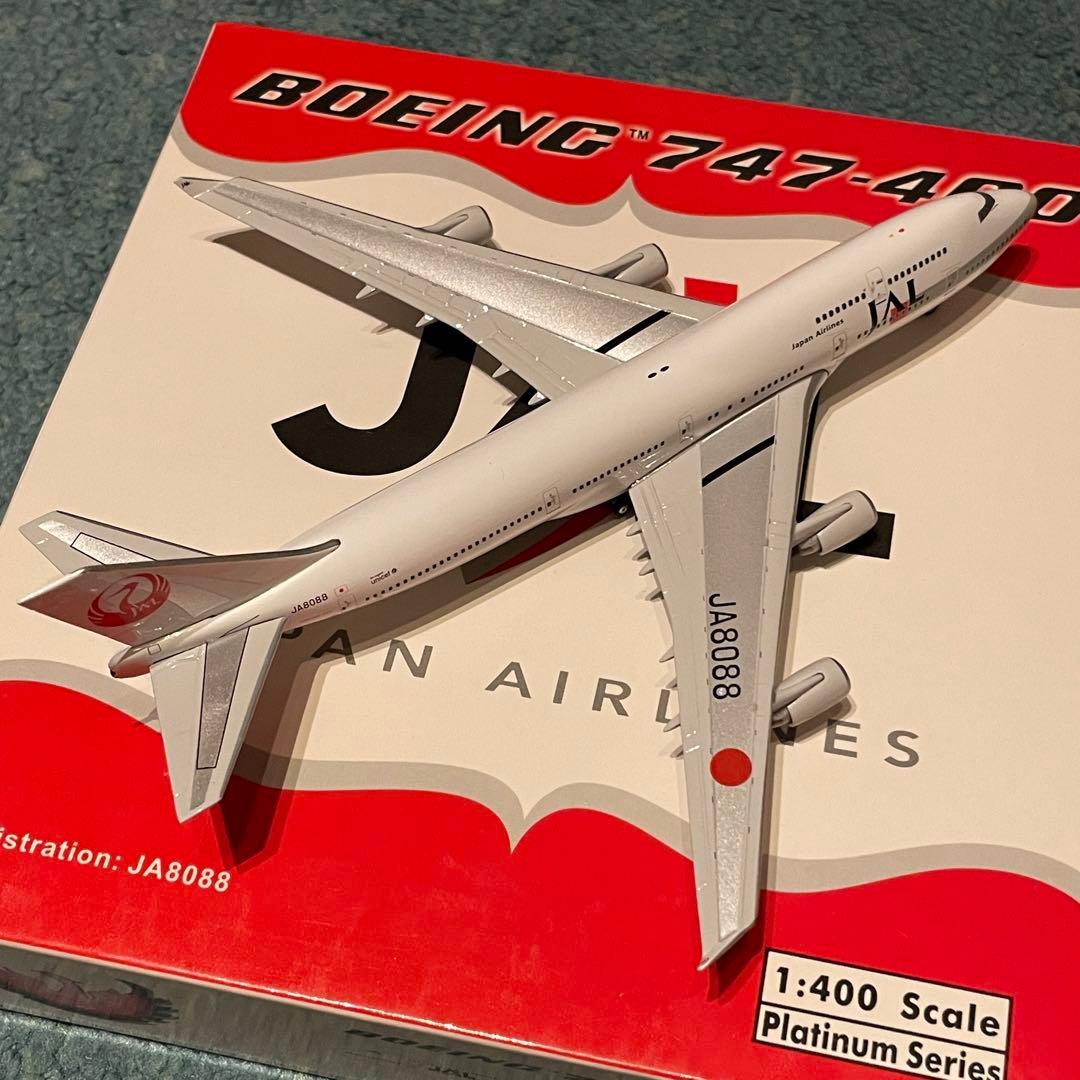 JAL 747-400 日本航空 旧塗装 JA8088 1:400 Ph - メルカリ
