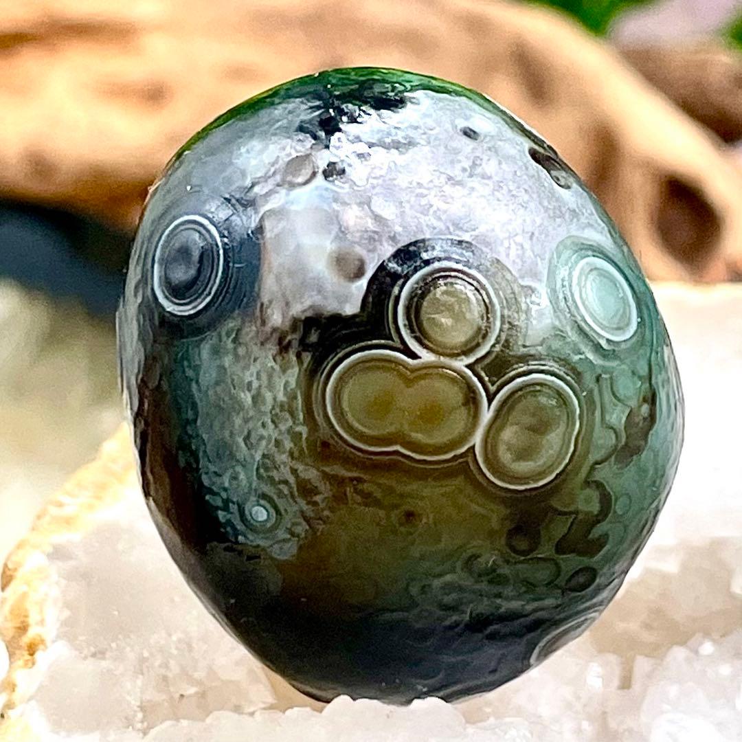 原石 ゴビ瑪瑙 アラシャンアゲート S552 ゴビアゲート 天眼石 天珠