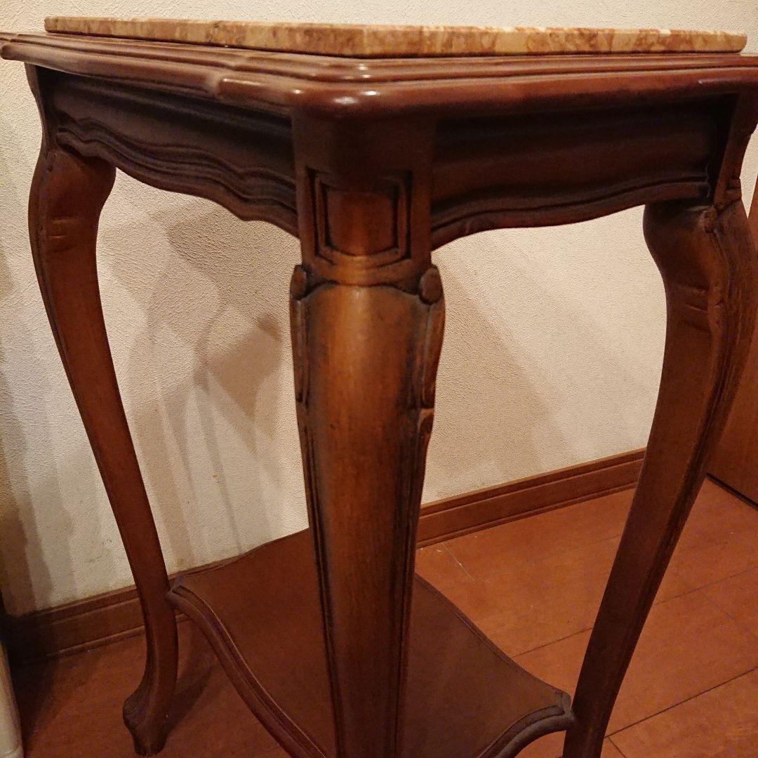 超メルカリ市限定価格】イタリア 大理石 猫脚コンソールテーブル